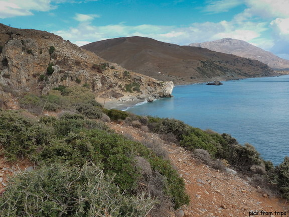 Southern coast of Crete